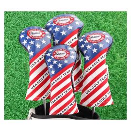 GUIOTE Vintage Series TEAM USA Red White & Blue 4x Head Cover Set