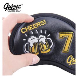 GUIOTE BEER BLACK IRON COVER SET 10 x Head Cover