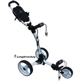 AXGLO 3 Rad Push  Trolley weiss