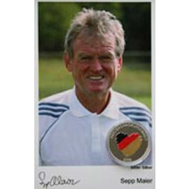Ballmarker Sepp Maier Silbermünze